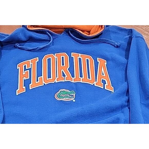 Florida Gators SWAMP Blue Orange Hoodie XL Pullover Pre-owned - Picture 4 of 12